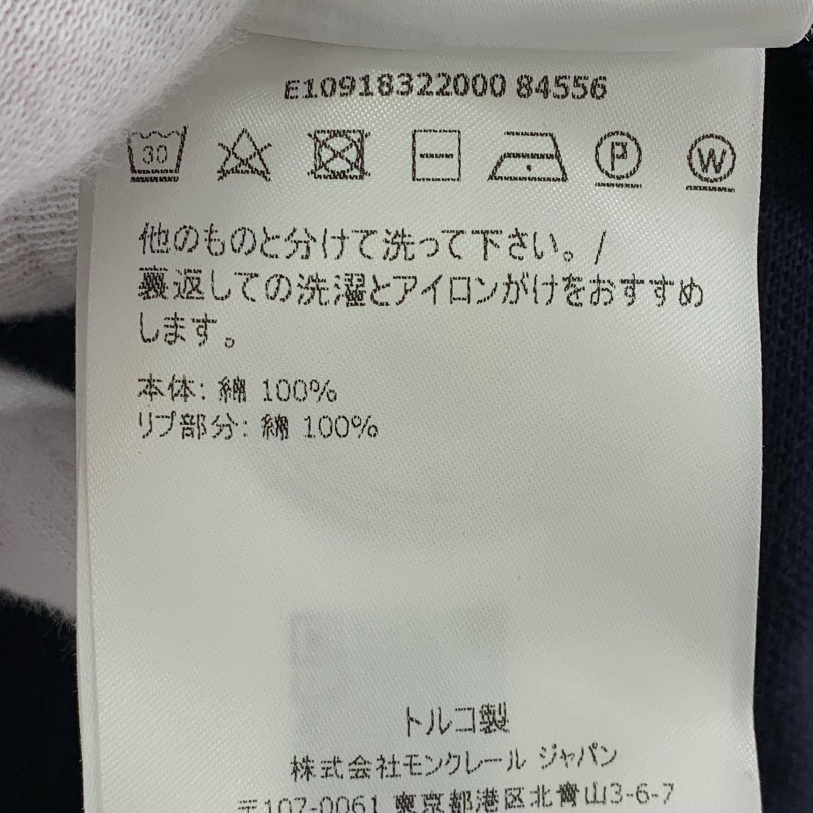 ポロシャツ デカワッペン L ネイビー L