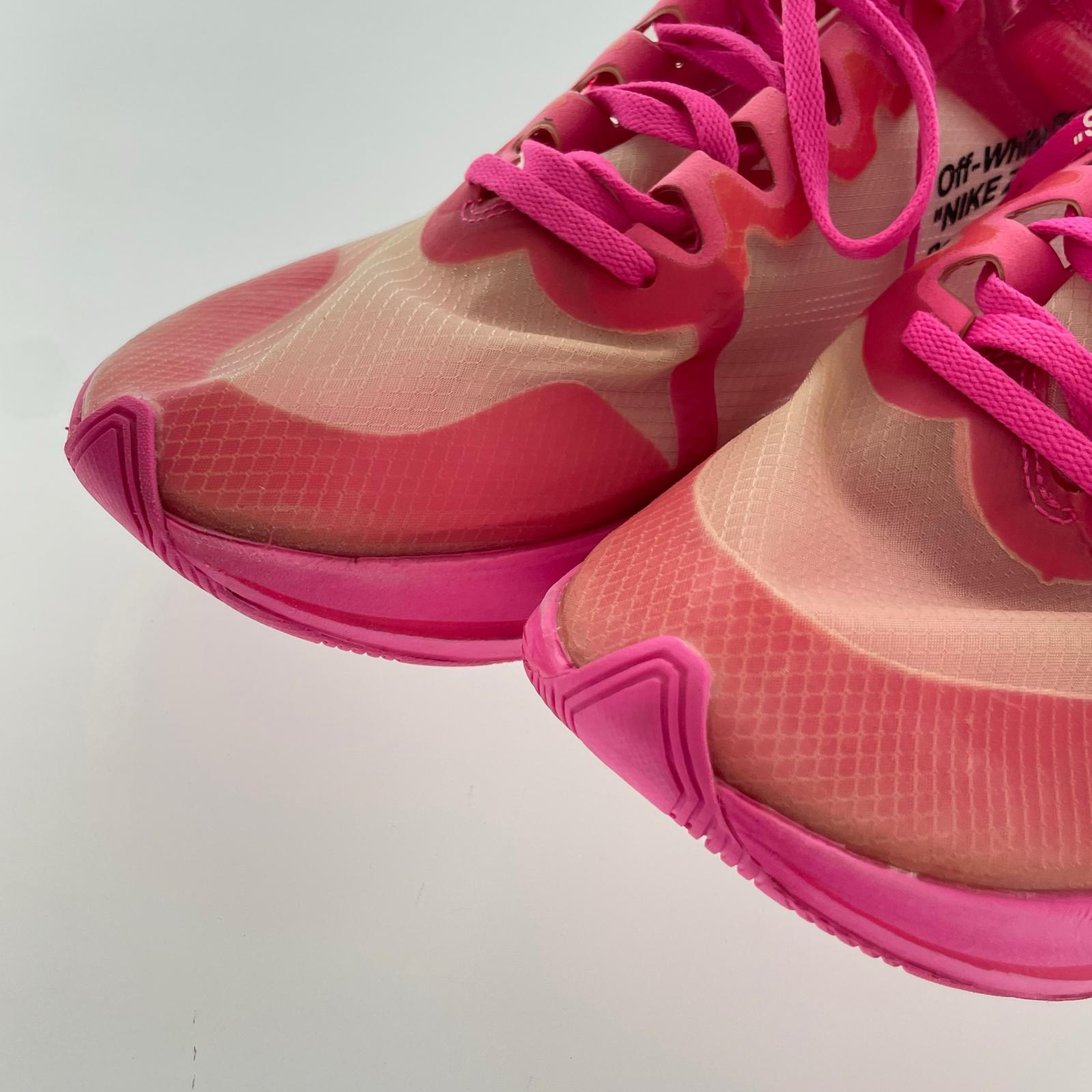 スニーカー ×Off-White Zoom Fly Pink 28.0cm 28cm (US10 UK9 1/2 EU46) ピンク