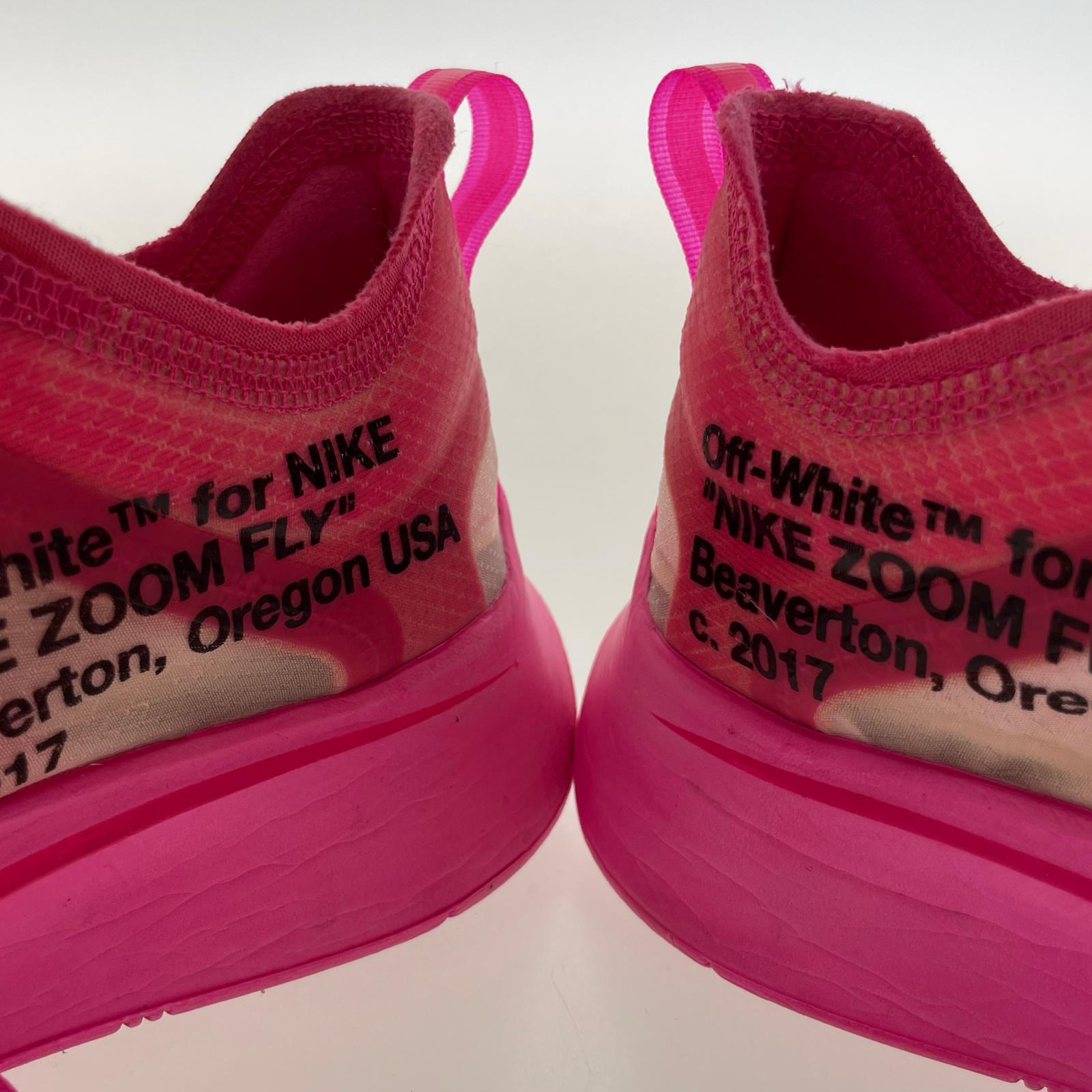スニーカー ×Off-White Zoom Fly Pink 28.0cm 28cm (US10 UK9 1/2 EU46) ピンク