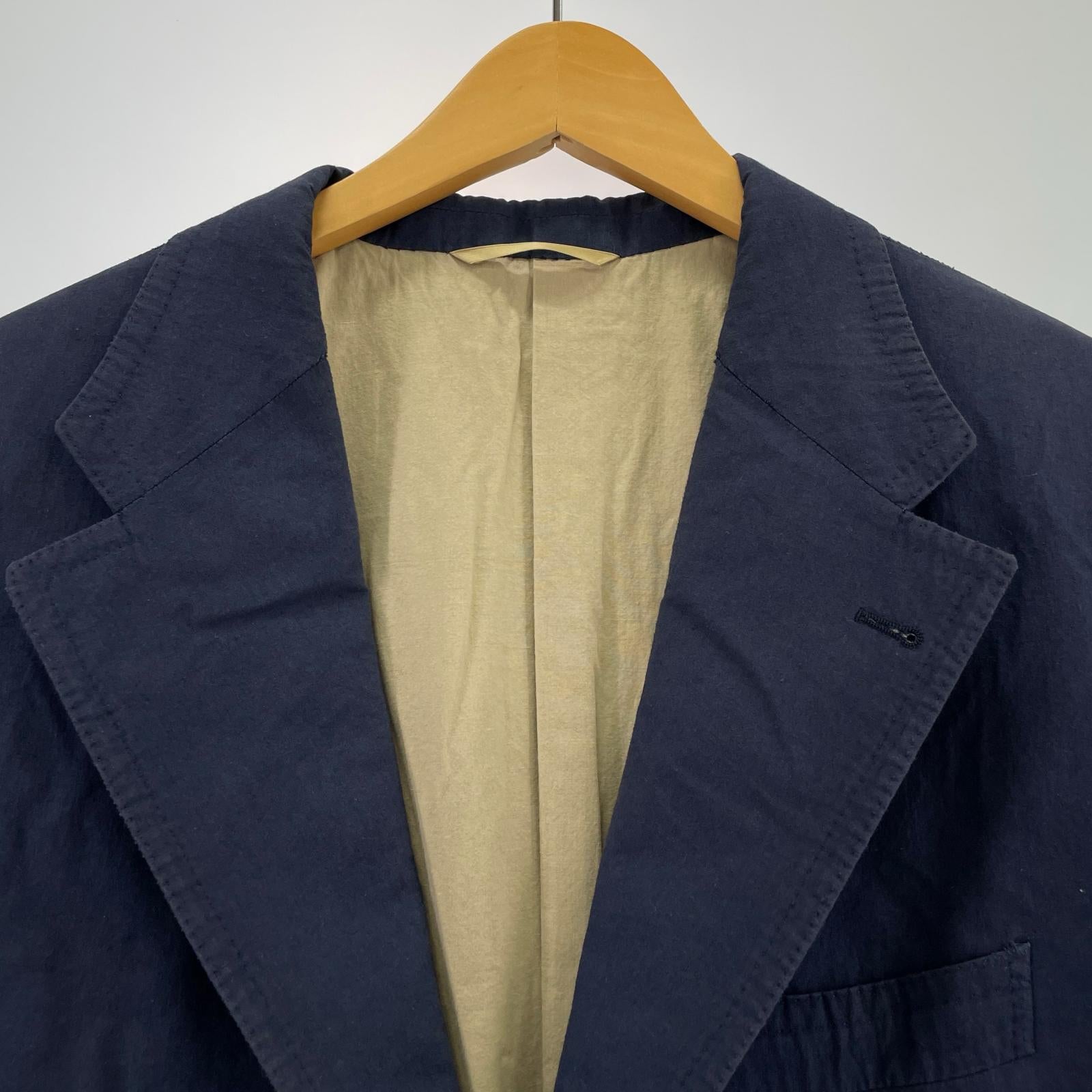 ジャケット Sartoria Raffaniello コットンセットアップ ネイビー ネイビー