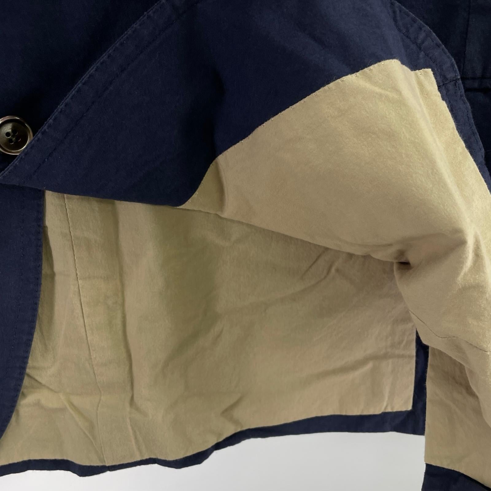 ジャケット Sartoria Raffaniello コットンセットアップ ネイビー ネイビー