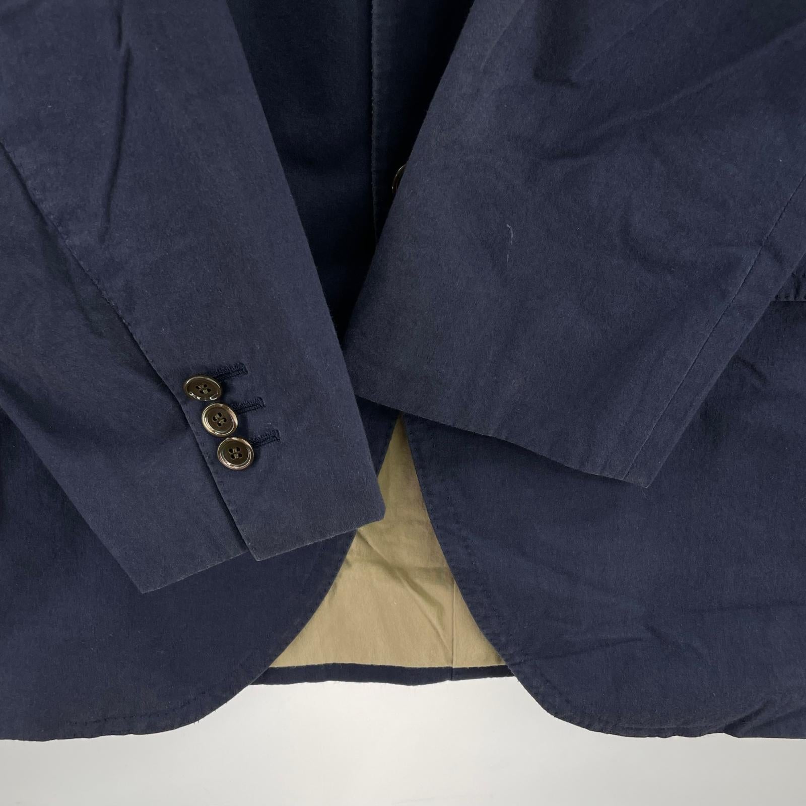 ジャケット Sartoria Raffaniello コットンセットアップ ネイビー ネイビー