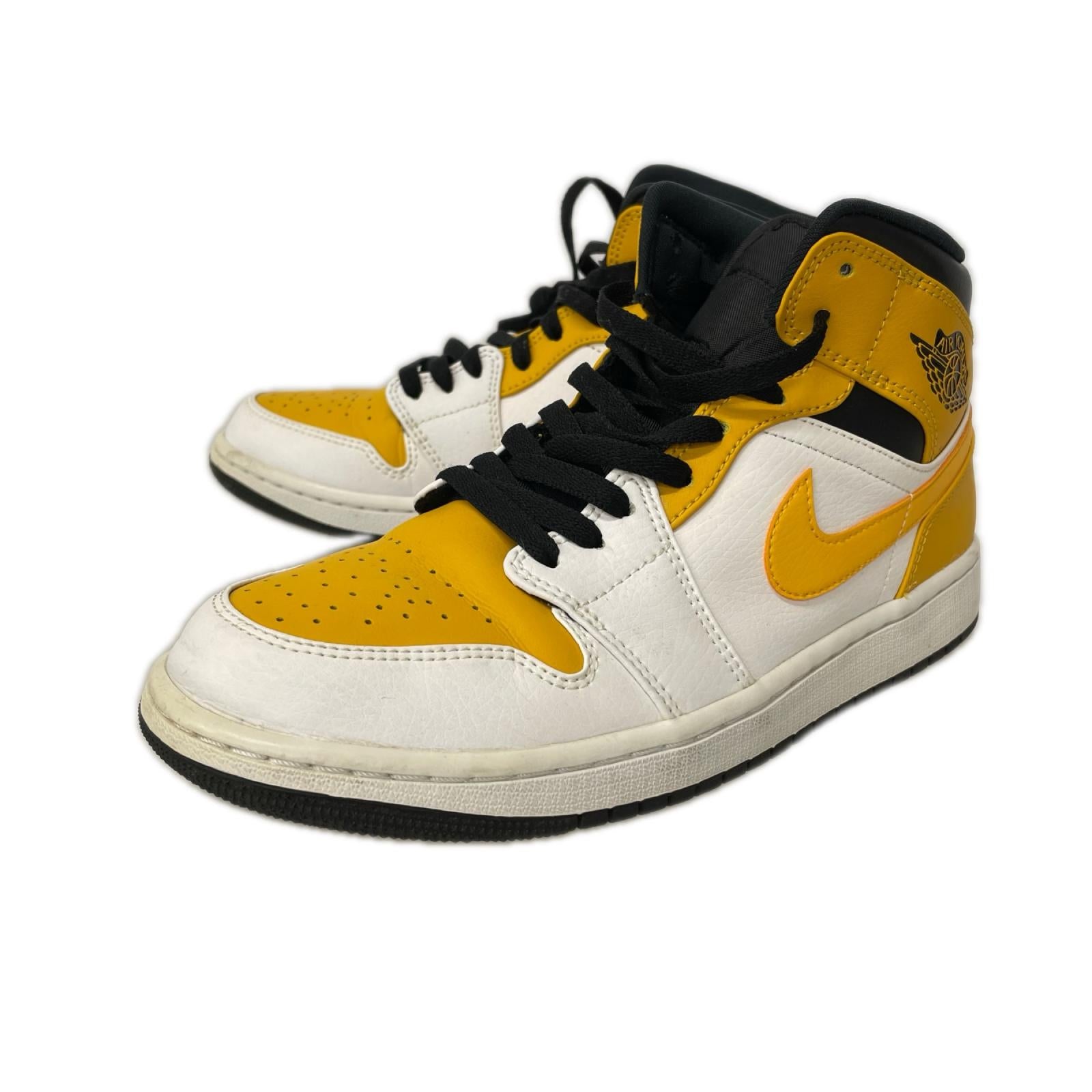 スニーカー AIR JORDAN 1 MID UNIVERSITY GOLD　27.0cm 27cm (US9 UK8 1/2 EU44)
