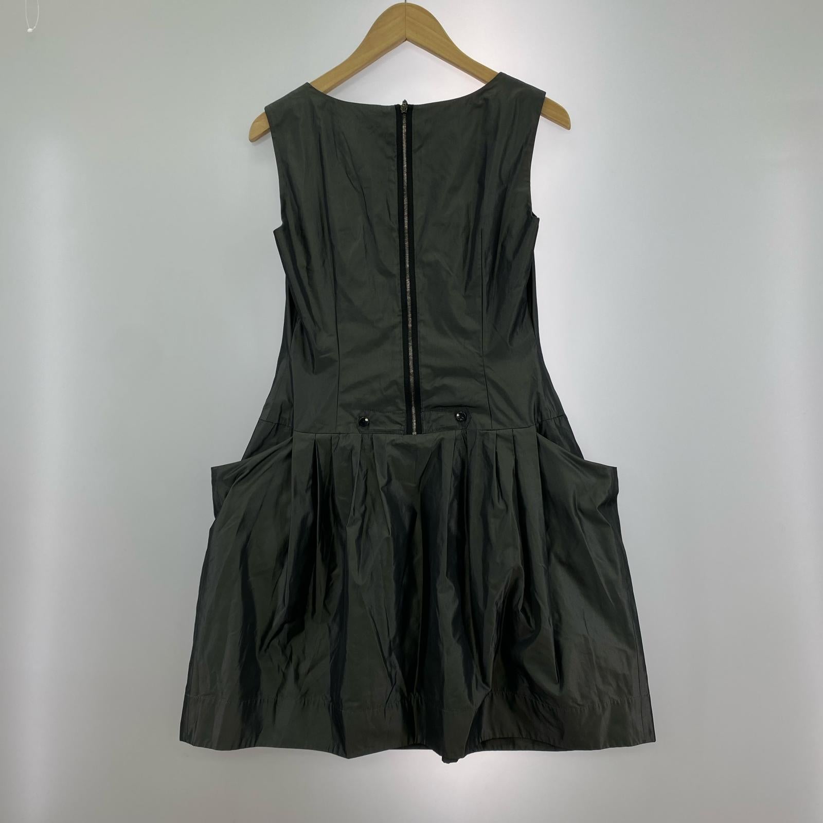 ワンピース FOXEY ノースリーブワンピース 38 グレー 38 グレー