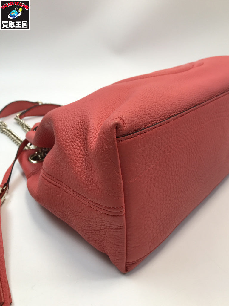 GUCCI 308932 ソーホー チェーンストラップトートバッグ