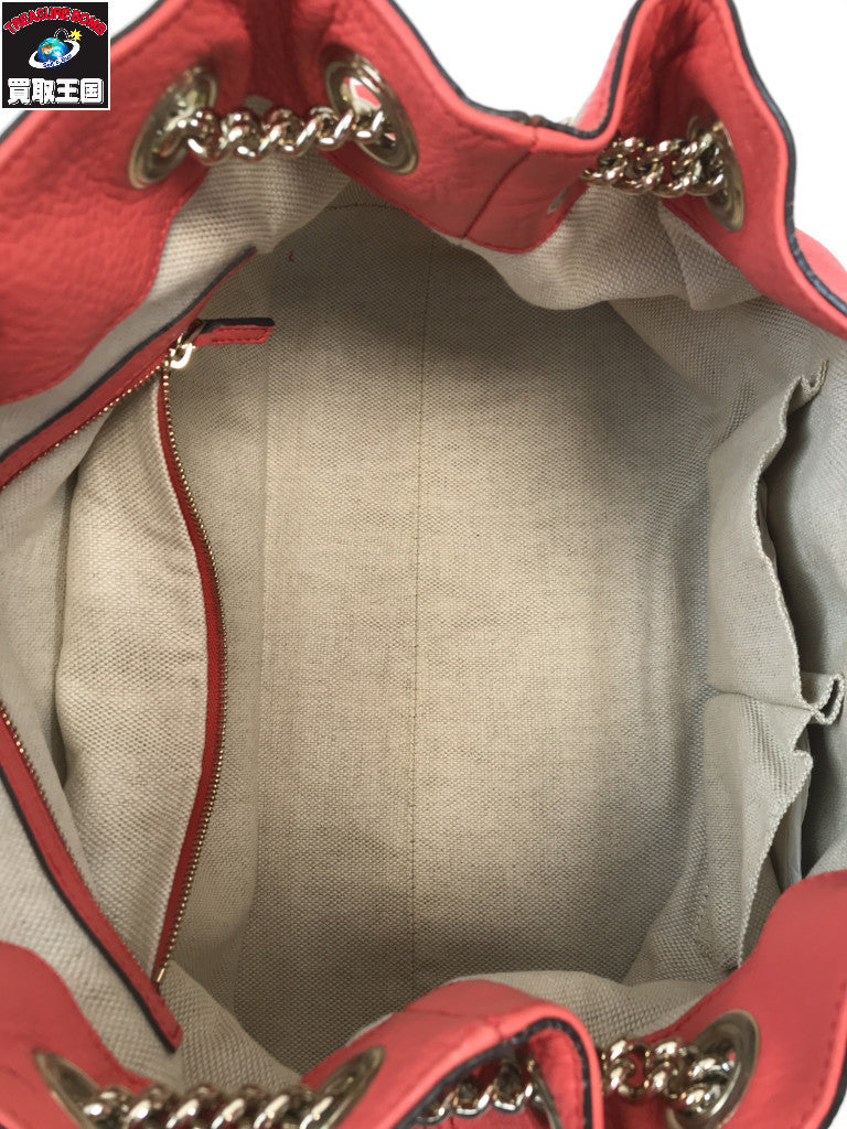 GUCCI 308932 ソーホー チェーンストラップトートバッグ