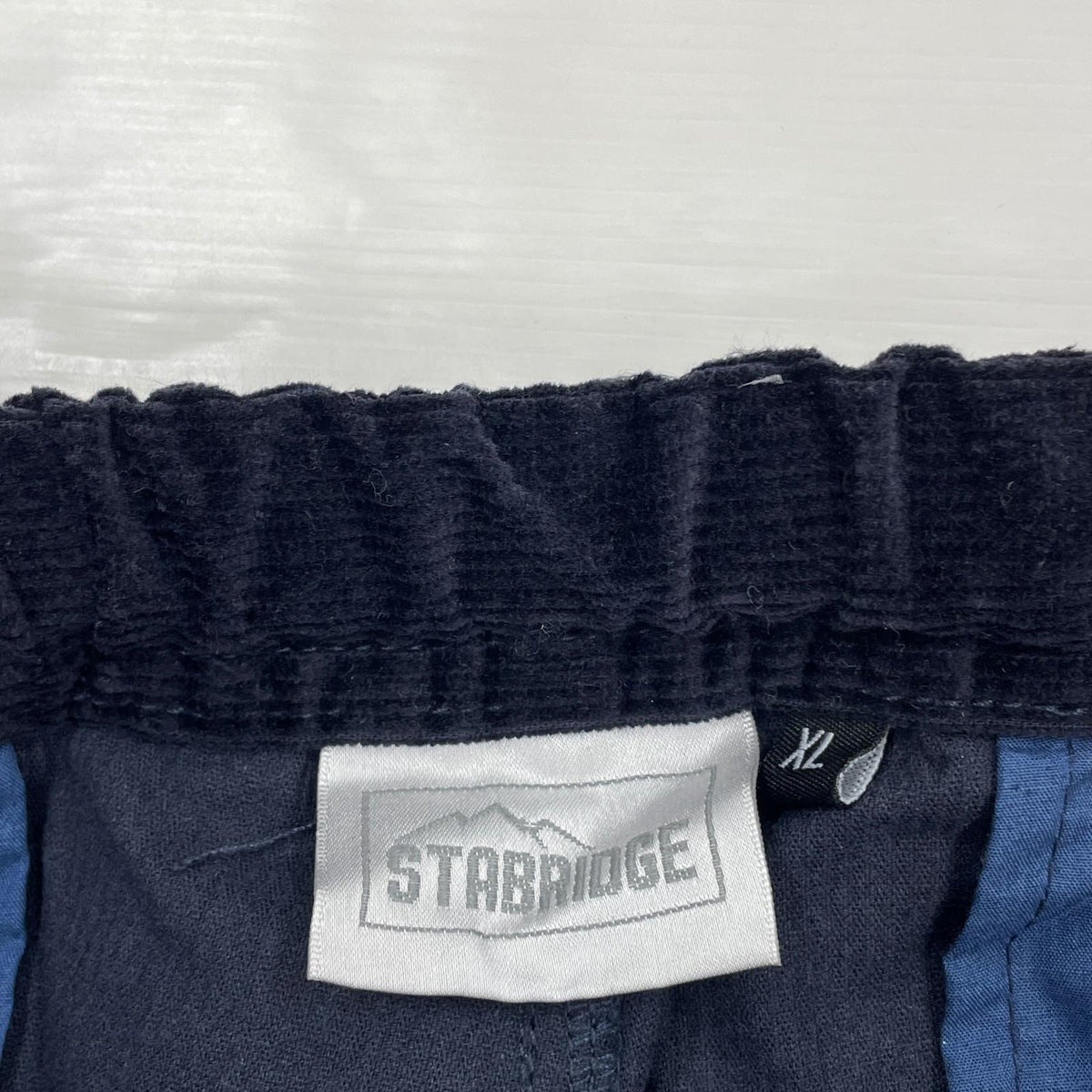 パンツ STABRIDGE ｺｰﾃﾞｭﾛｲ ｶｰｺﾞ ﾈｲﾋﾞｰ ネイビー