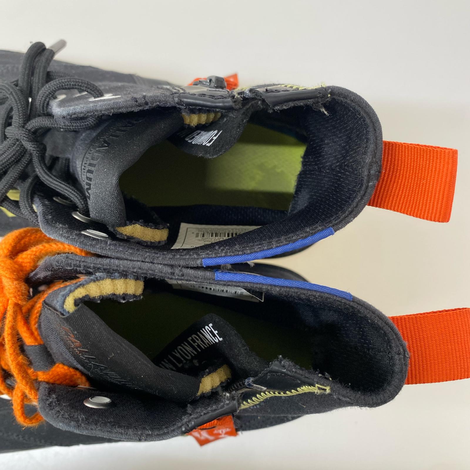 スニーカー PAMPA HI OUTZIP OVERLAB ブラック