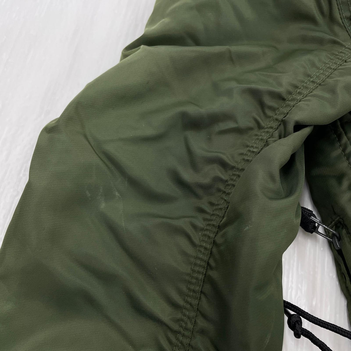 ジャケット KADOYA ﾅｲﾛﾝ ﾊﾞｲｸｼﾞｬｹｯﾄ ｶｰｷ（L） L グリーン