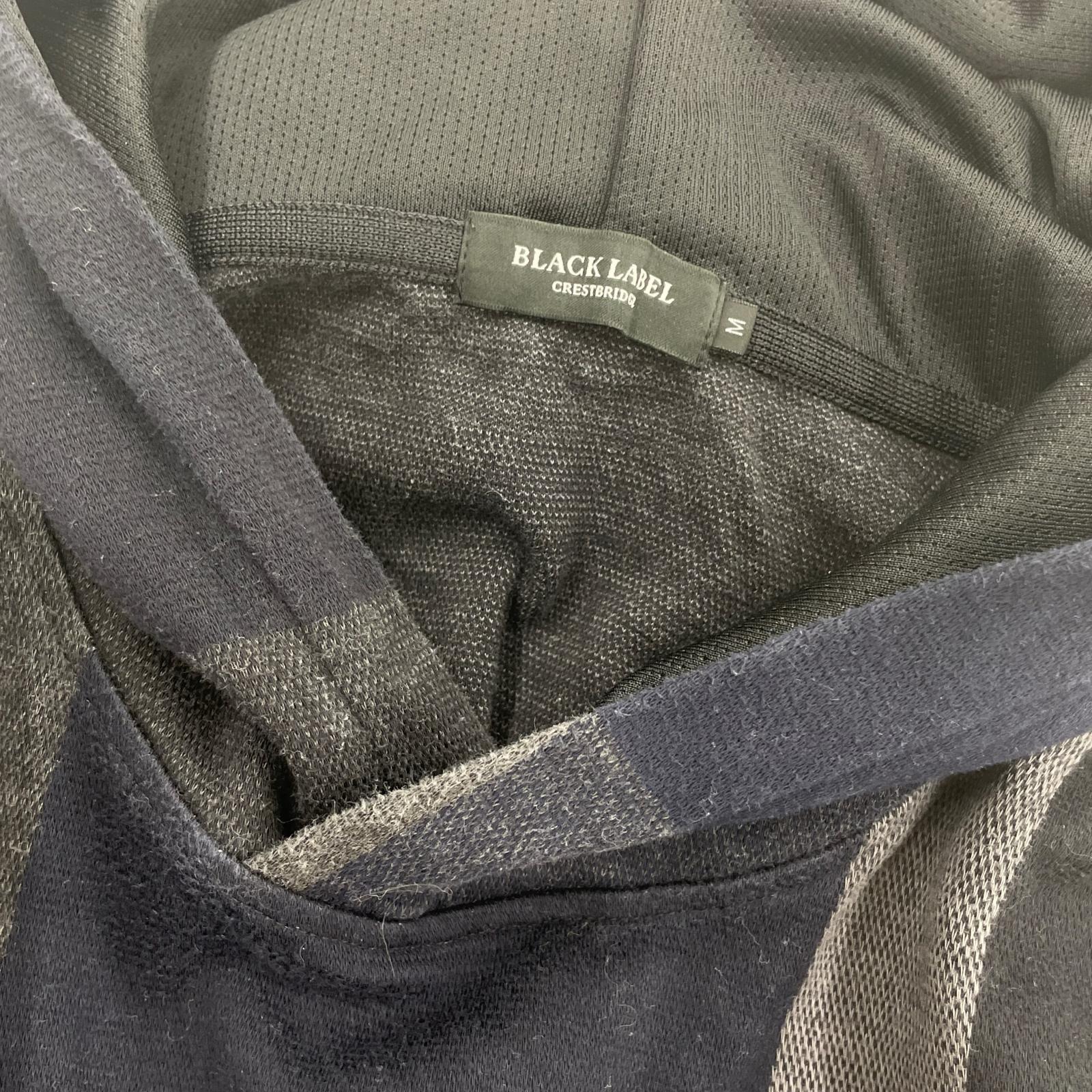 ジャケット BLACK LABEL 黒 チェック M M