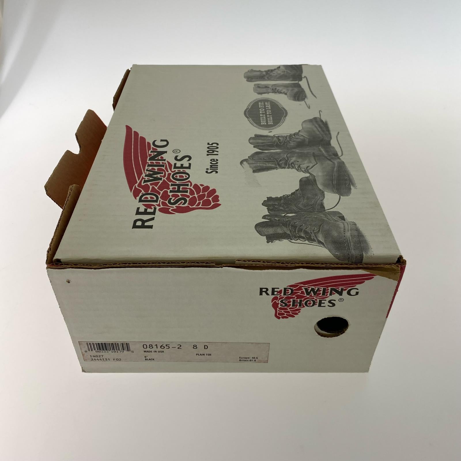 ブーツ RED WING 8165 アイリッシュセッター 26cm (US8 UK7 1/2 EU42) ブラック