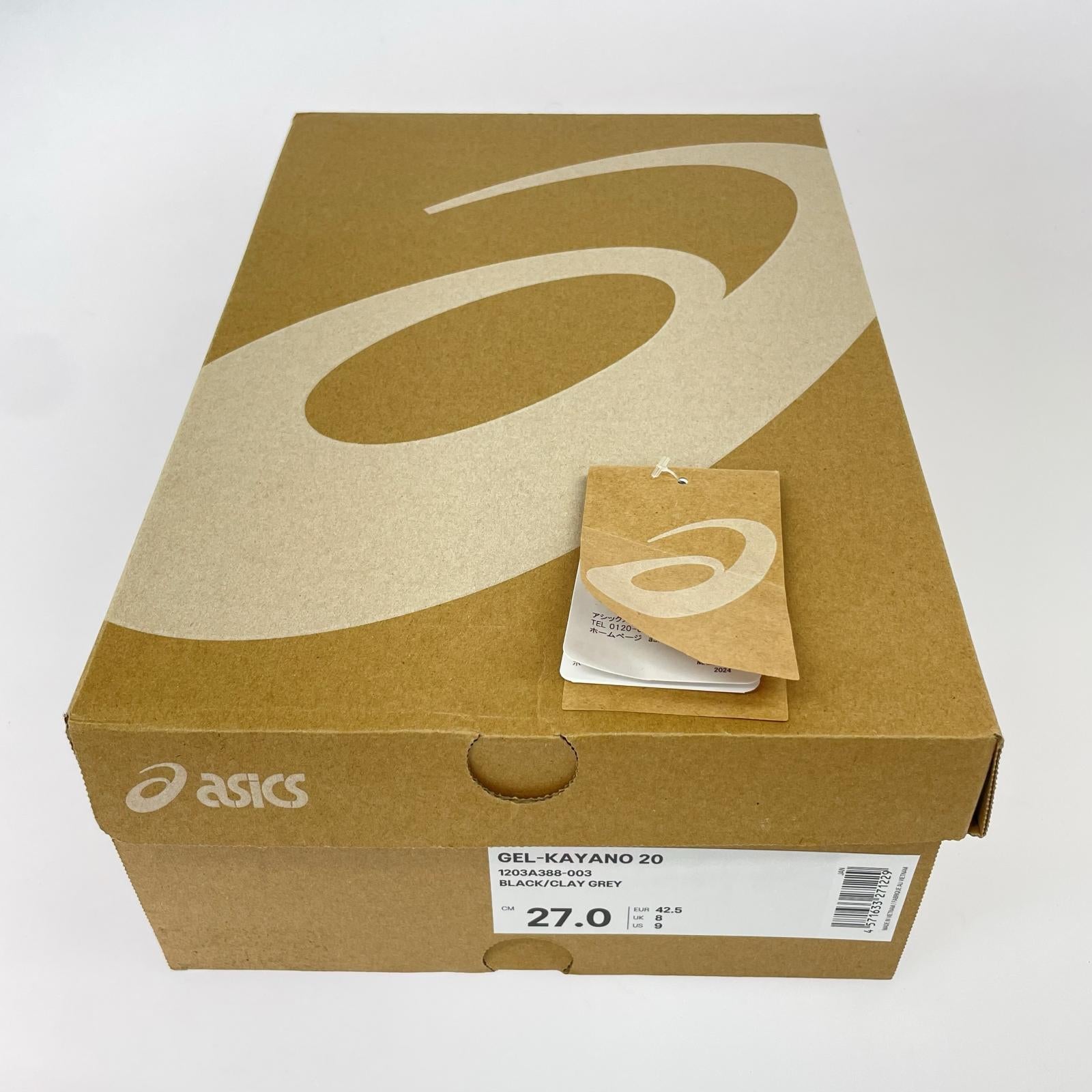 スニーカー GEL-KAYANO 20 27cm (US9 UK8 1/2 EU44) ブラック