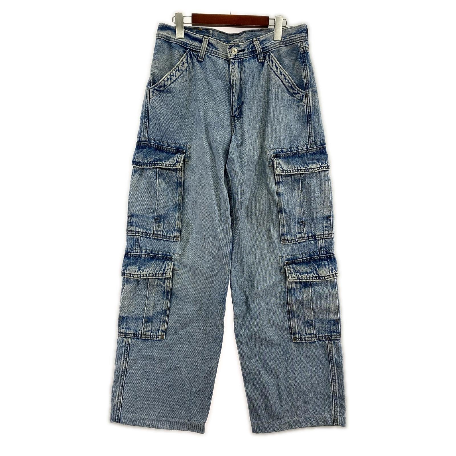 デニムパンツ Lot578 Baggy Cargo 30 ブルー