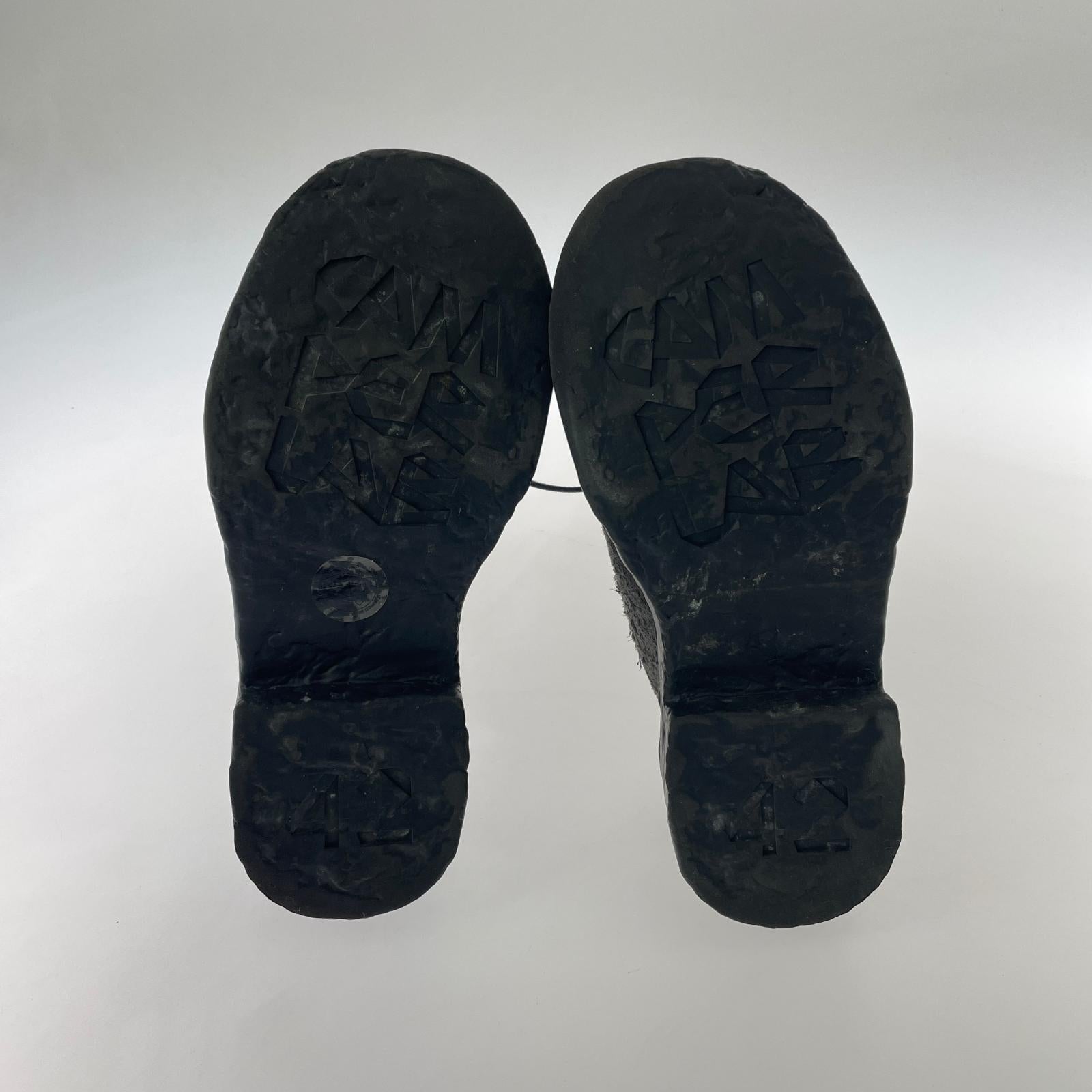 スニーカー CAMPER Lab Vamonos Gray Leather Lace-Up ｓｈｏｅｓ 42 グレー ブラック