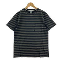 半袖Ｔシャツ NUMBER (N)INE 09AW A CLOSED FEELING期 ボーダーポケットTee 3 ブラック 3