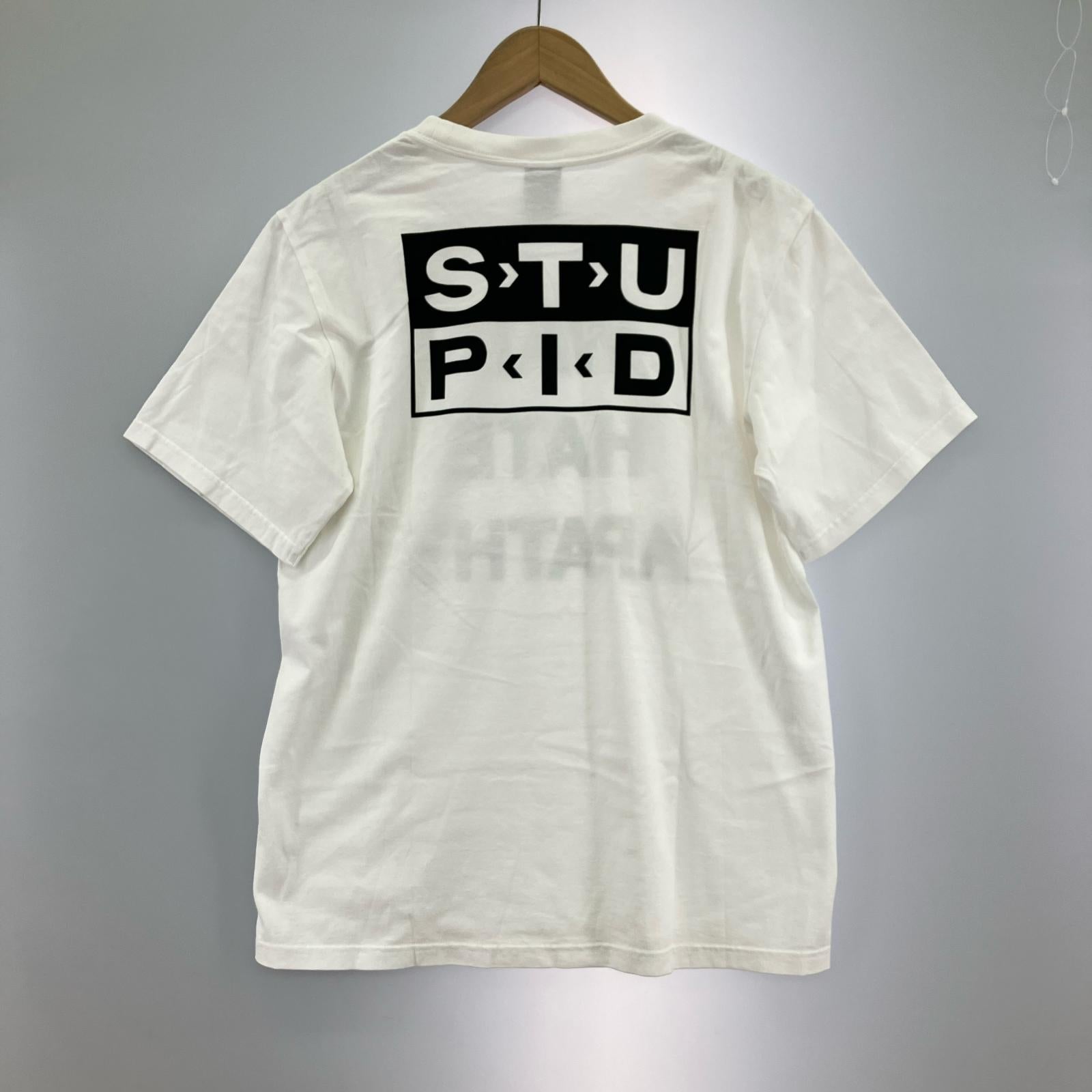 半袖Ｔシャツ NUMBER (N)INE 09AW A CLOSED FEELING期 WAR HATE APATHY プリントTee 3 ホワイト 3 ホワイト