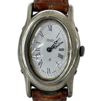 腕時計 Obrey Paris SOLID SILVER ｵｰﾊﾞﾙ 銀無垢 ホワイト