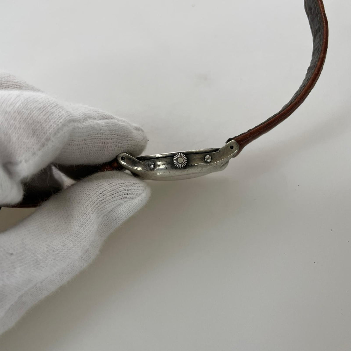 腕時計 Obrey Paris SOLID SILVER ｵｰﾊﾞﾙ 銀無垢 ホワイト