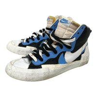 スニーカー sacai × NIKE BLAZER MID 黒/青 (27) 27cm (US9 UK8 1/2 EU44)