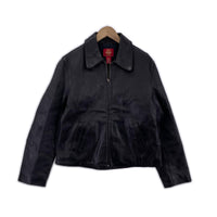 レザージャケット 00s GAP BLUE JEANS レザースポーツジャケット 黒 (L) L ブラック