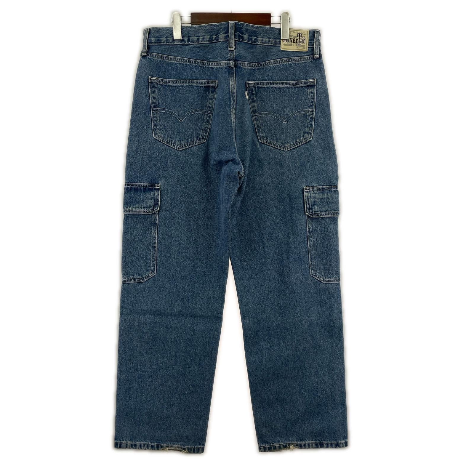 デニムパンツ Levi's Silver Tab カーゴパンツ PC9-A5666-0000 (W34) 34 ブルー