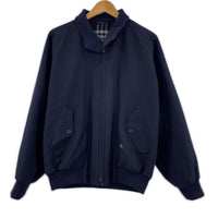 ジャケット BURBERRY ウールハリントンジャケット ネイビー