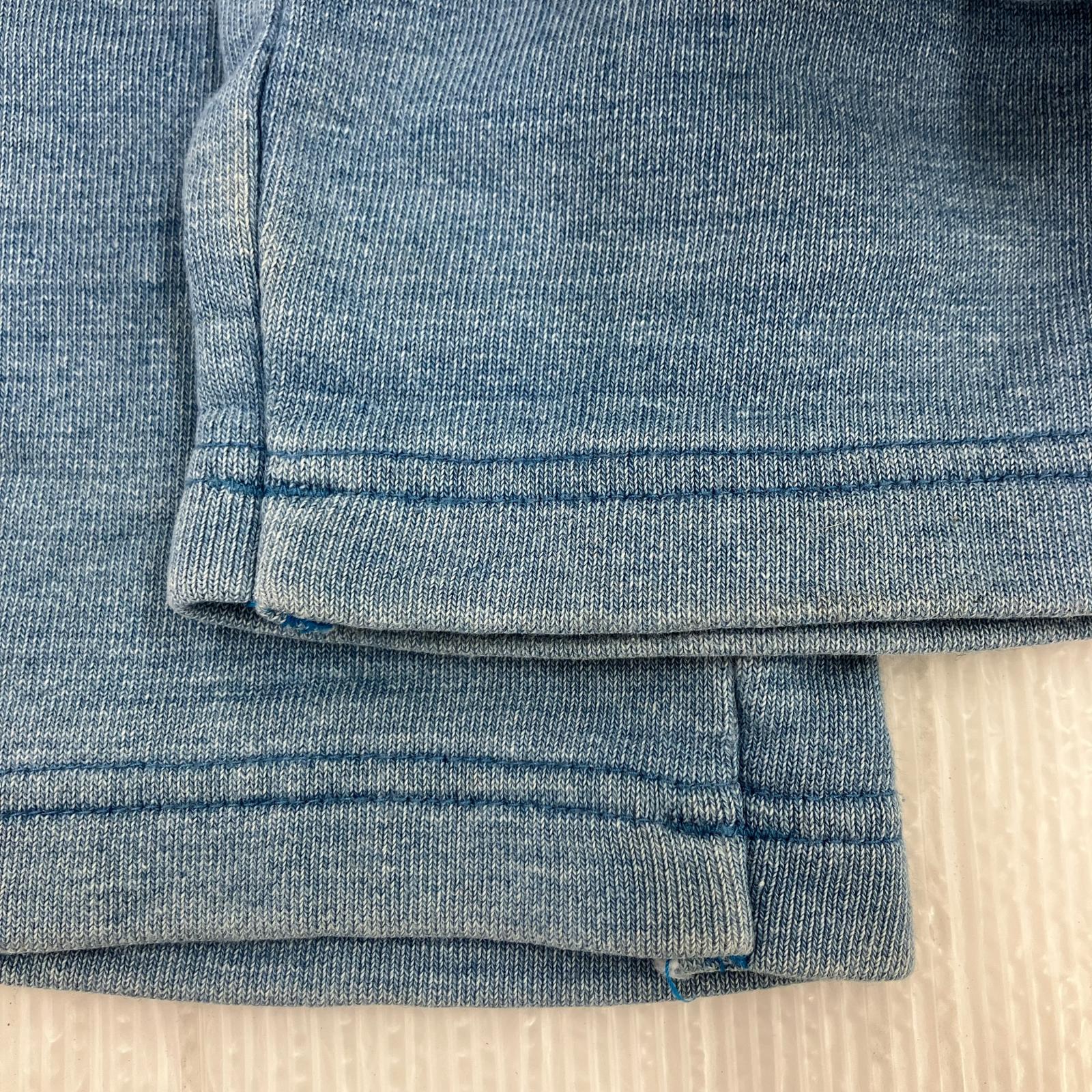 パンツ ダメージスウェットパンツ S ブルー