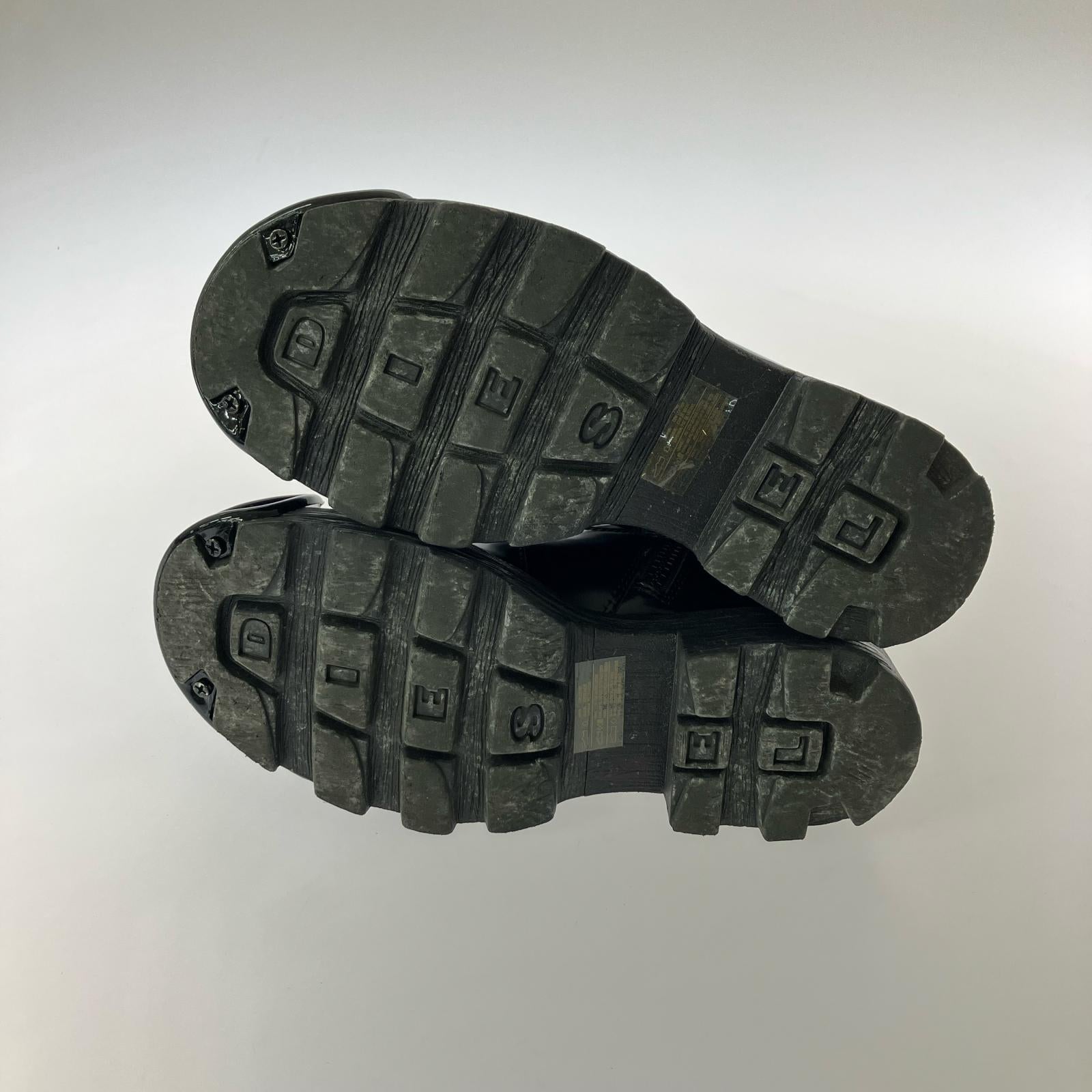 ブーツ DIESEL D-HAMMER BT D レースアップブーツ 41 黒 26.5cm (US8 1/2 UK8 EU43) ブラック