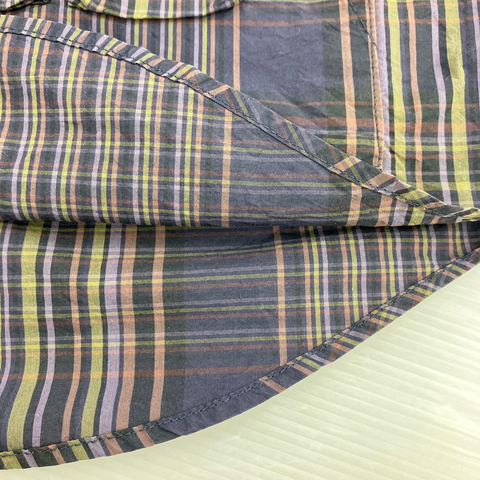 長袖シャツ Engineered Garments チェック エクスプローラーシャツジャケット S 紺 S
