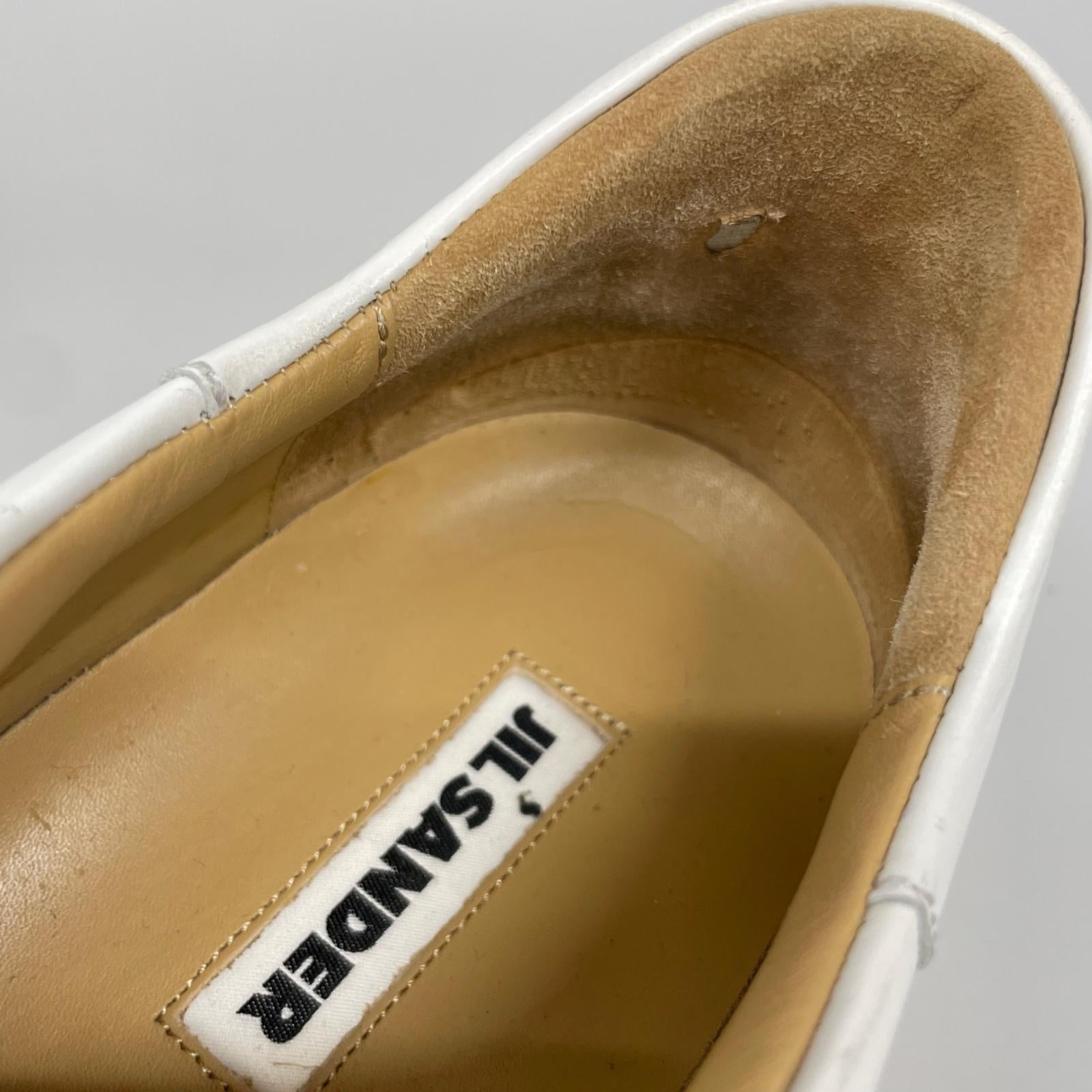 スニーカー JIL SANDER プラットフォームスニーカー 41 白 41 ホワイト