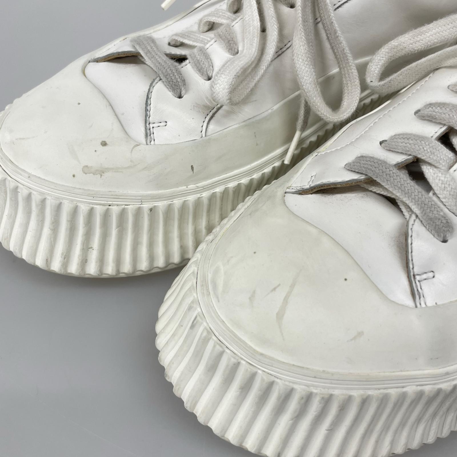 スニーカー JIL SANDER プラットフォームスニーカー 41 白 41 ホワイト