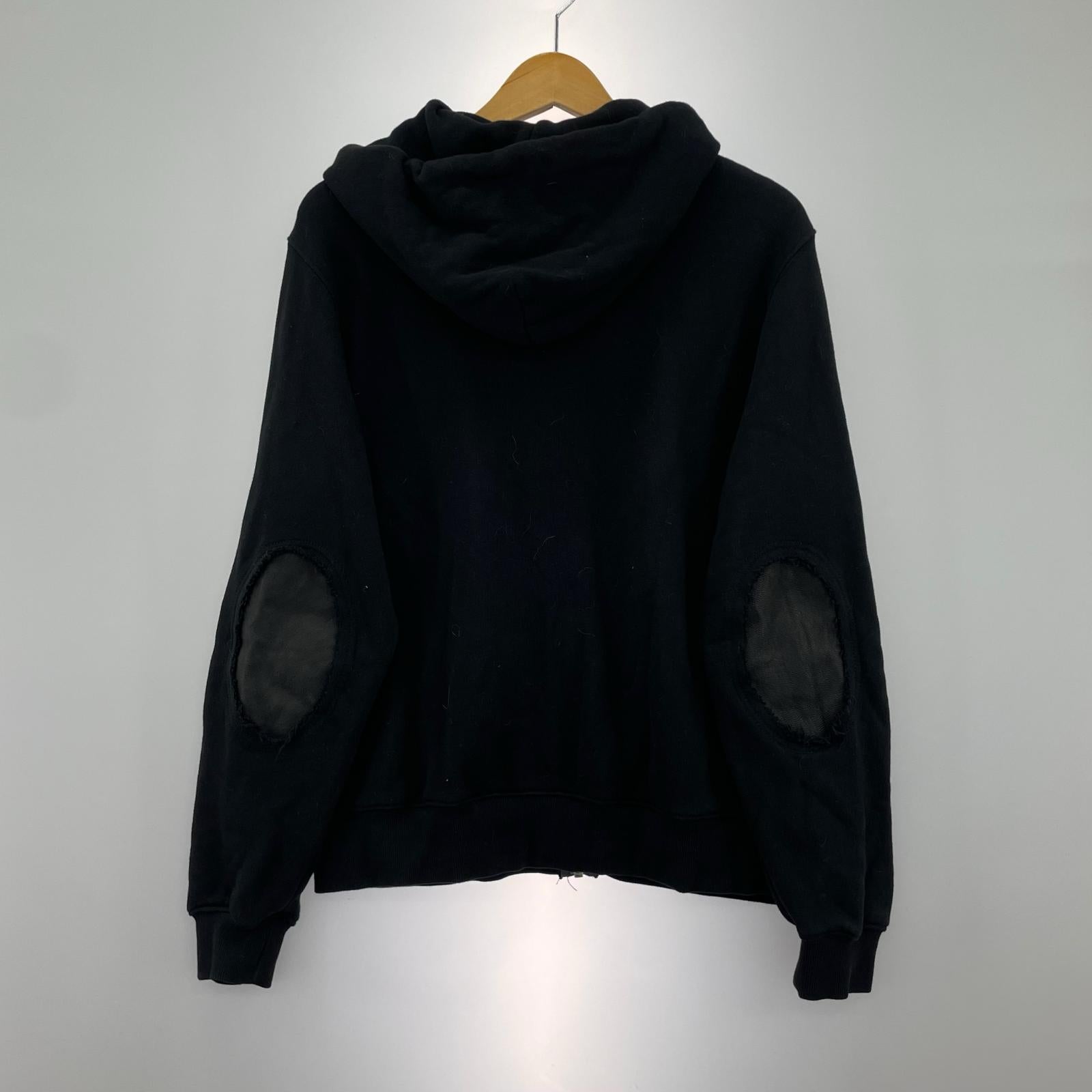 パーカー 5231003 エルボーパッチ パーカー ブラック M M ブラック