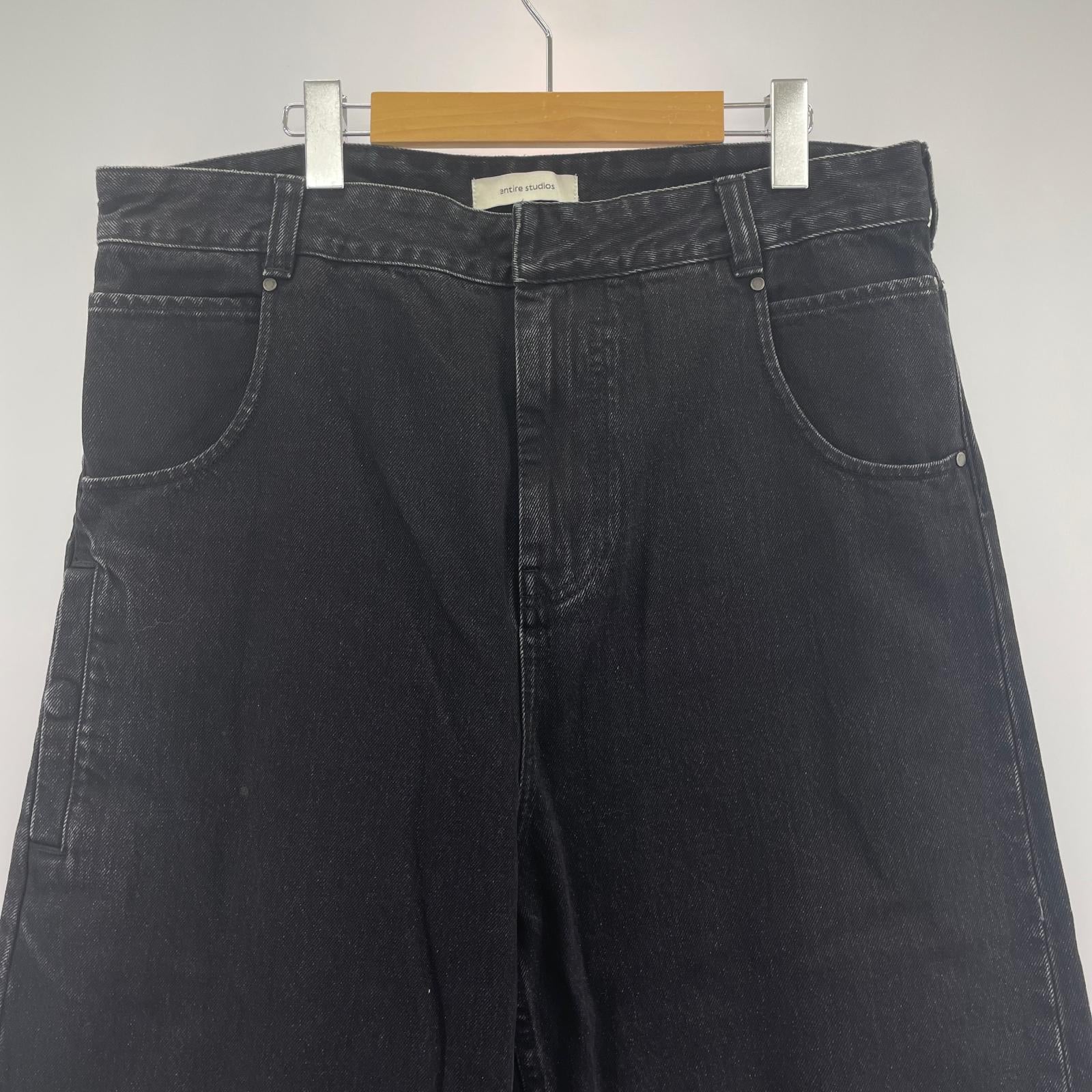 デニムパンツ entire studios GEM JEANS MAGNETITE L ブラック