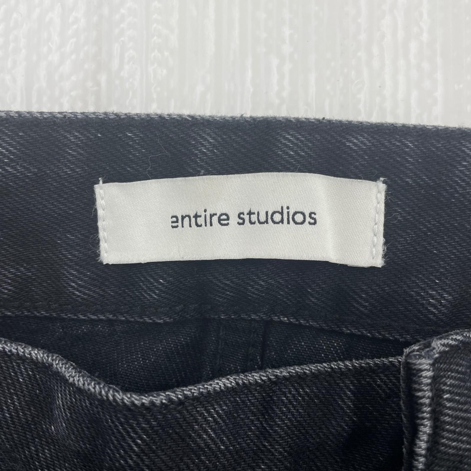 デニムパンツ entire studios GEM JEANS MAGNETITE L ブラック