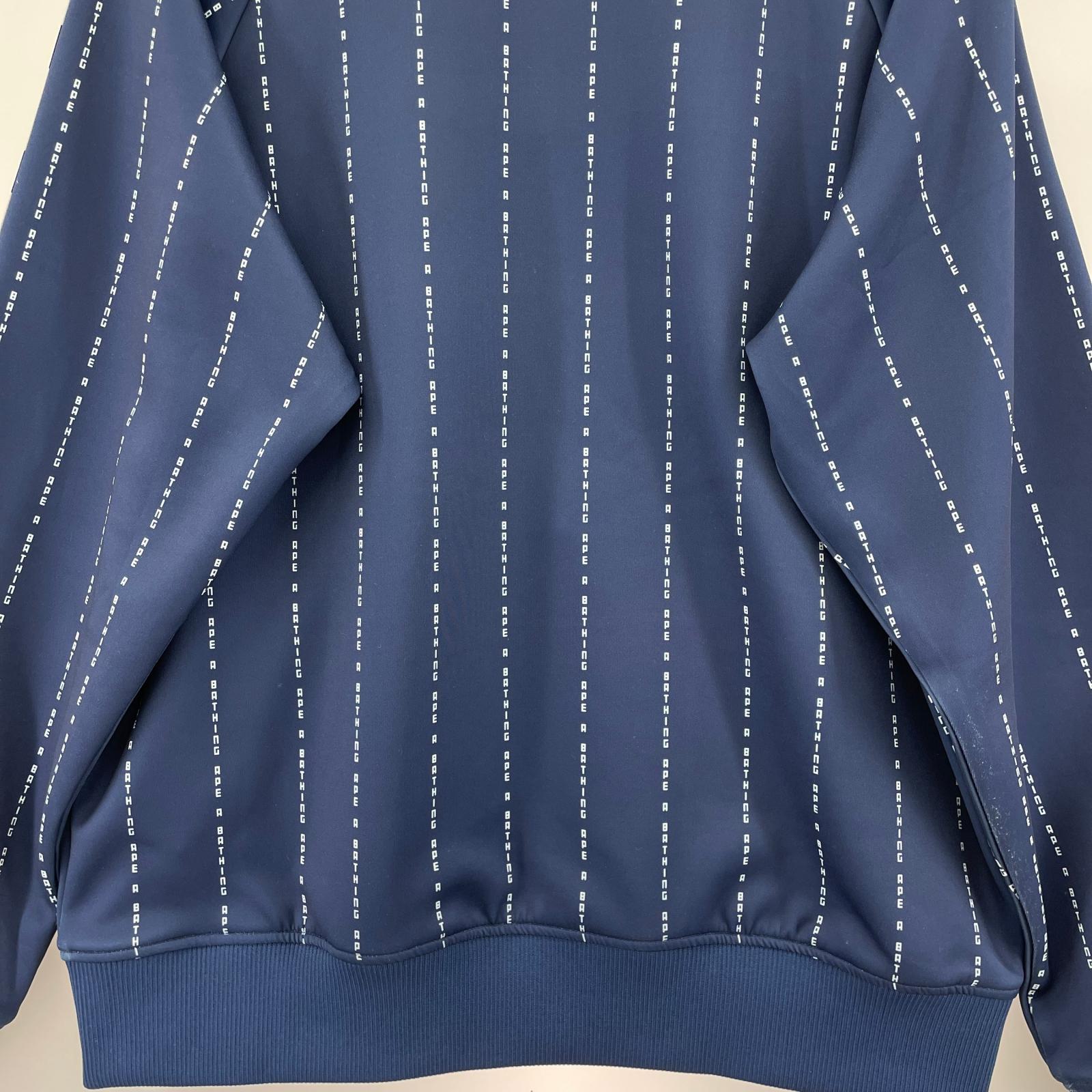 ジャケット ストライプジャケット 青 M M ブルー