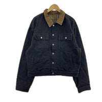 デニムジャケット YEEZY season6 denim flannel jacket 黒（S） S ブラック