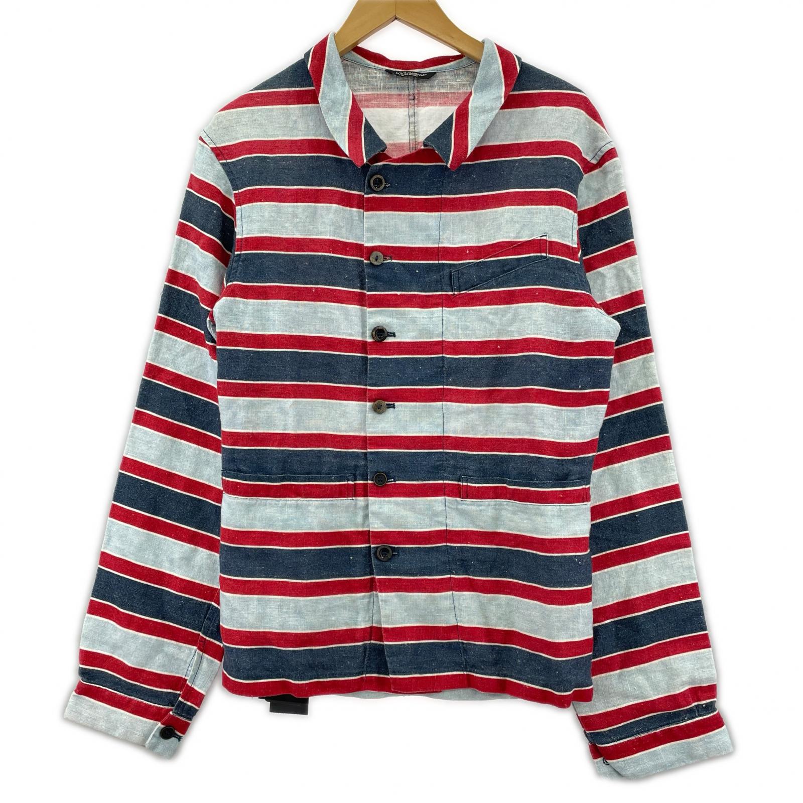 長袖シャツ Striped Slim Sicilyb style Shirt 50