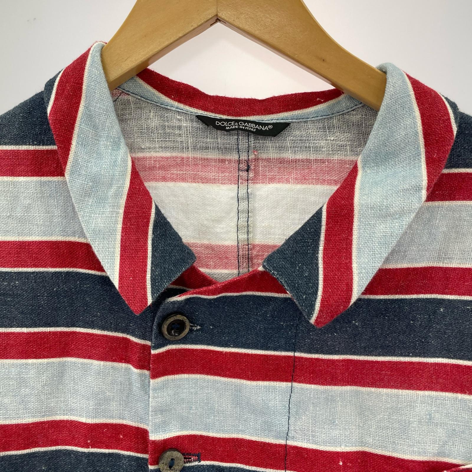 長袖シャツ Striped Slim Sicilyb style Shirt 50