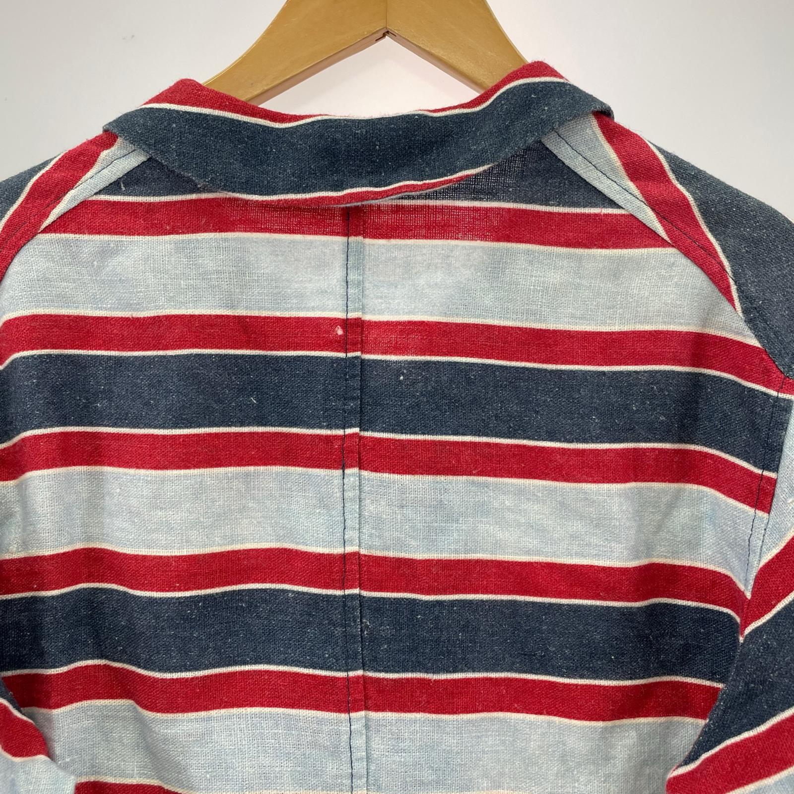 長袖シャツ Striped Slim Sicilyb style Shirt 50