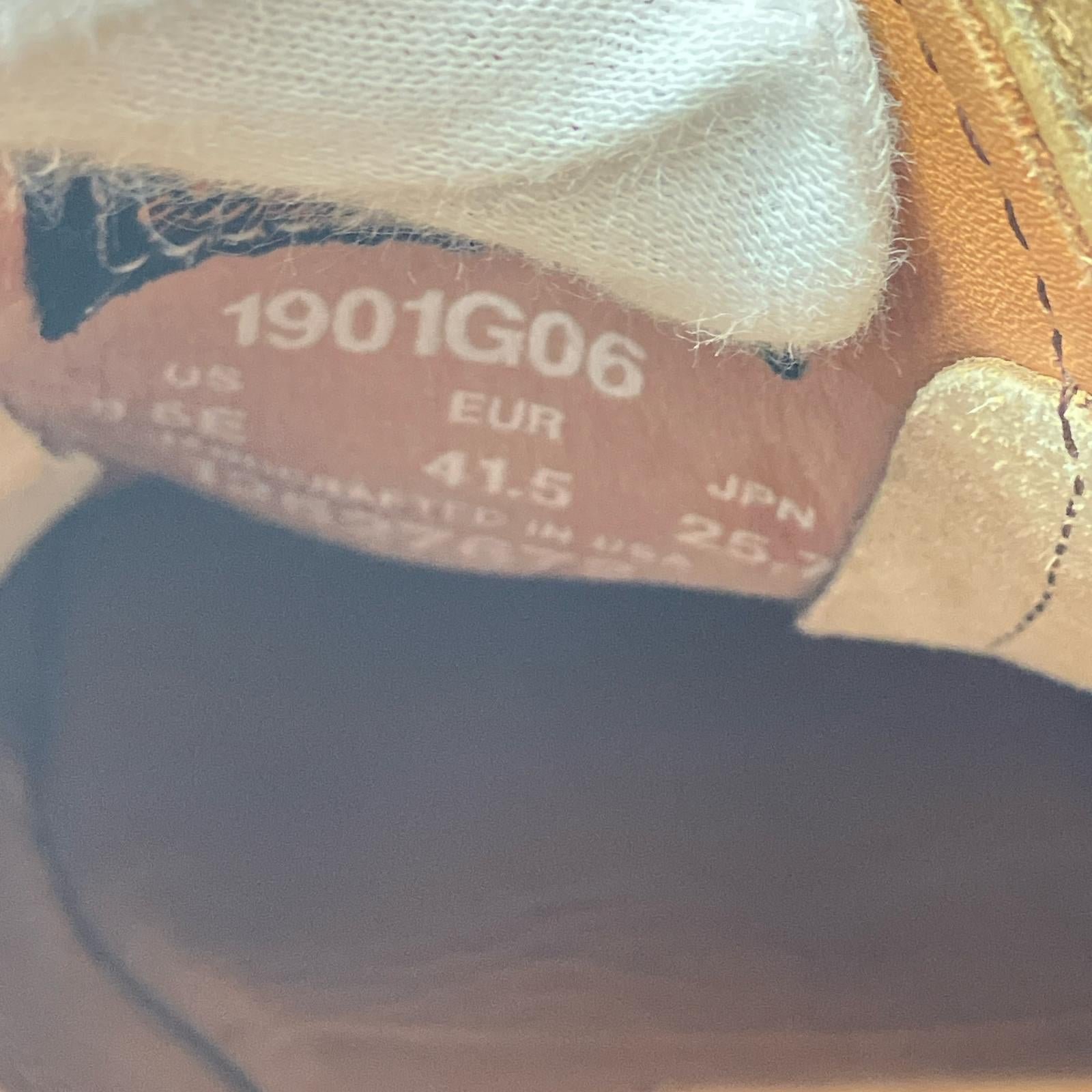 ブーツ 1901G06 チャッカブーツ ベージュ 8.5E 26.5cm (US8 1/2 UK8 EU43) ブラウン
