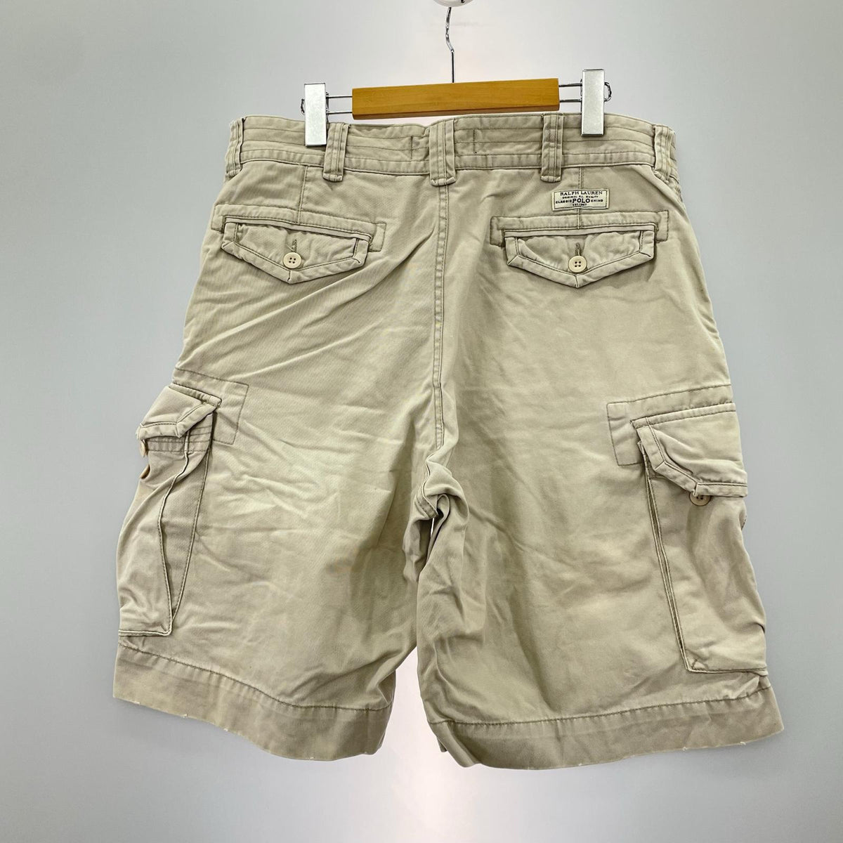 ショートパンツ カーゴショーツ アイボリ- ベージュ