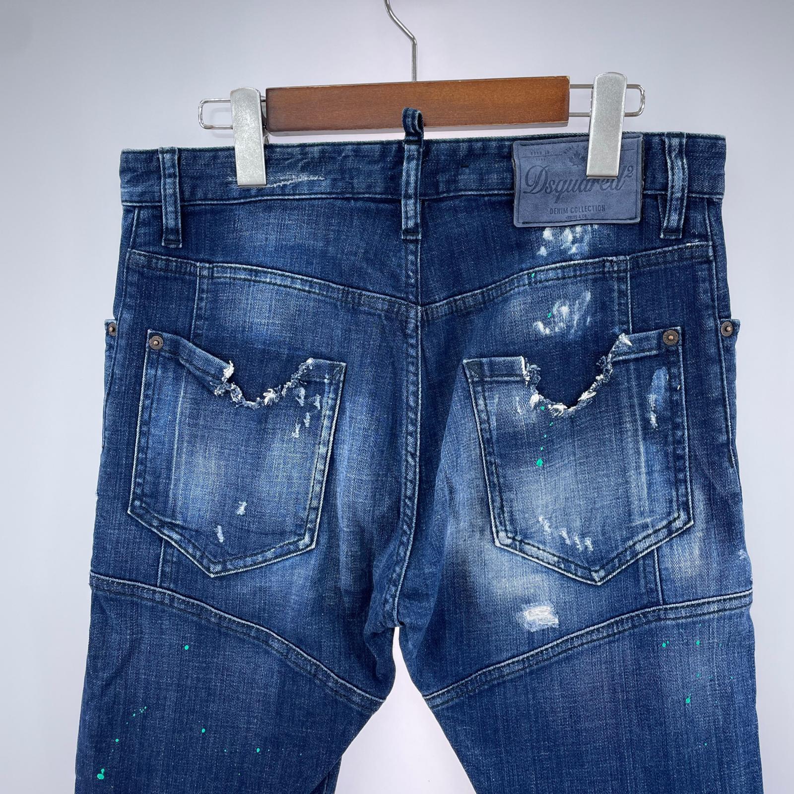 デニムパンツ DSQUARED2 デニム・ジーンズ 44 ネイビー
