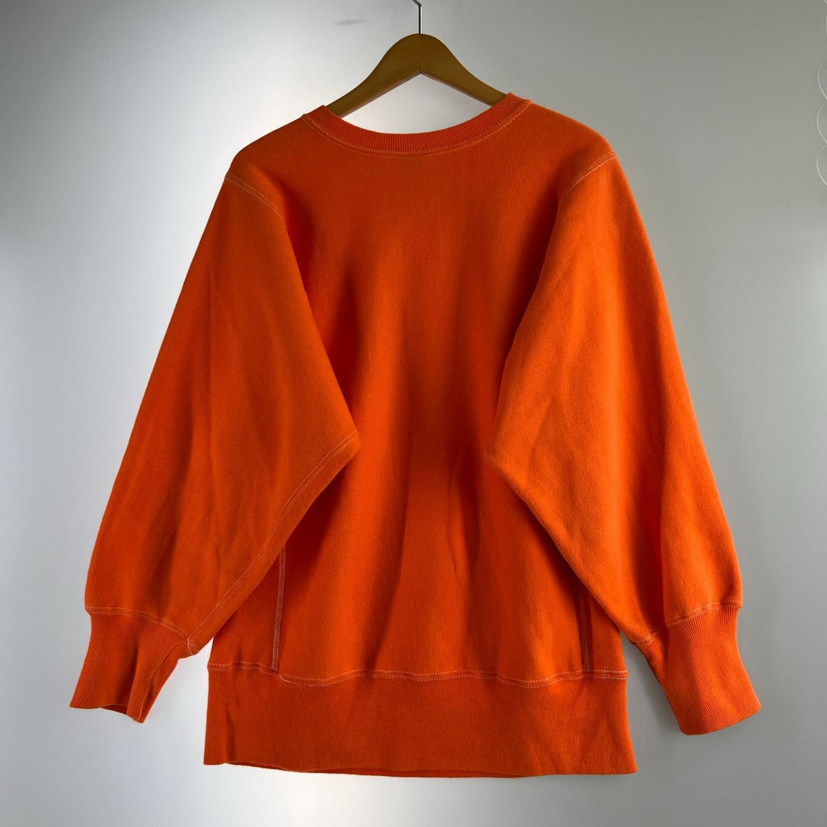 スウェット REVERSE WEAVE 刺繍ﾀｸﾞ ｵﾚﾝｼﾞ M M オレンジ
