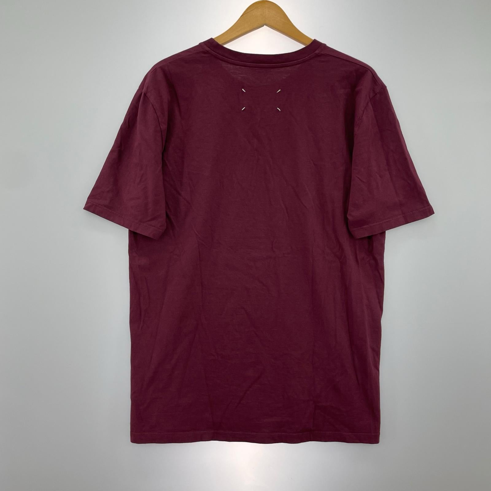 半袖Ｔシャツ ネームタグ Tシャツ ボルドー 48 48