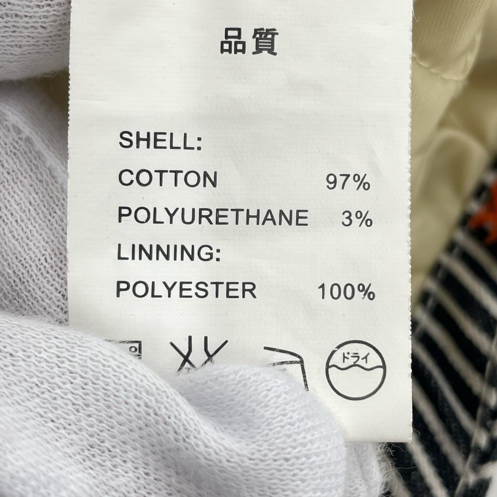長袖シャツ AT-DIRTY/中綿入りヒッコリーストライプシャツ/サイズL L ブラック