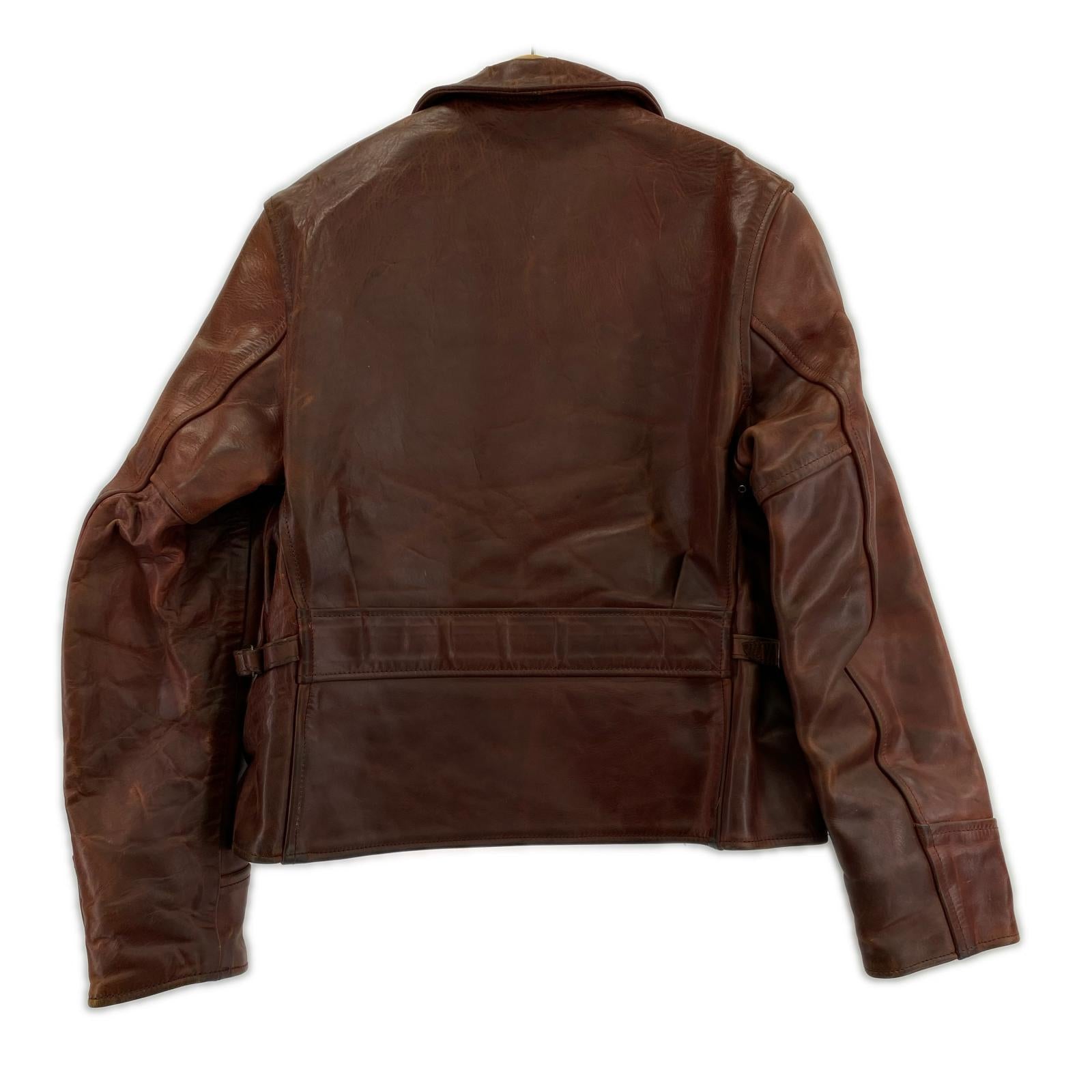 ジャケット Aero Leather ハイウェイマン ブラウン 36 36 ブラウン
