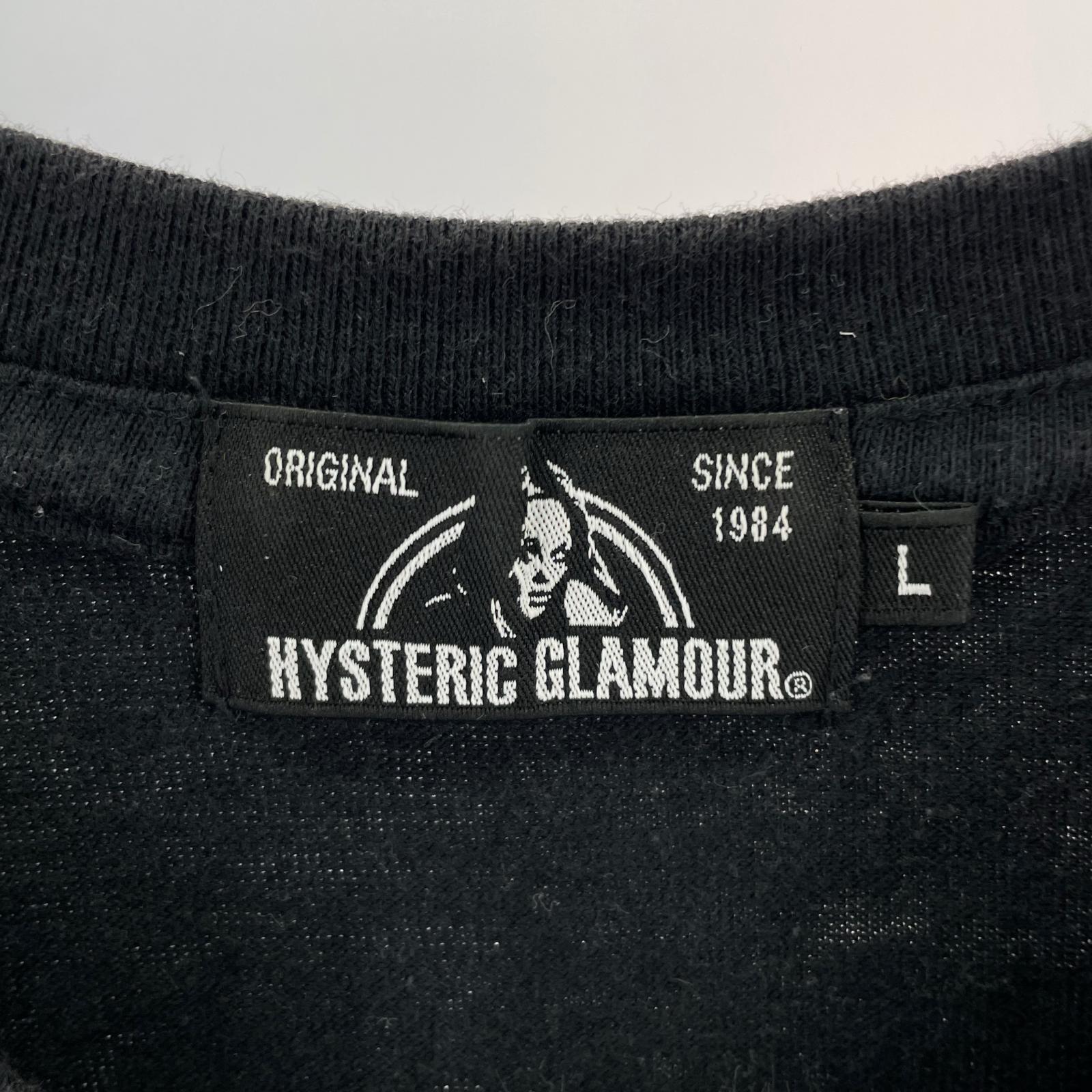 半袖Ｔシャツ ヒステリックグラマー　半袖　カットソー　BK L ブラック
