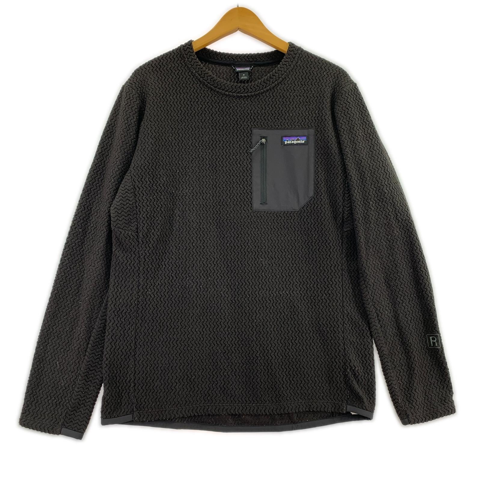 スウェット patagonia　R1　エア　フルジップ　フーディ M ブラウン