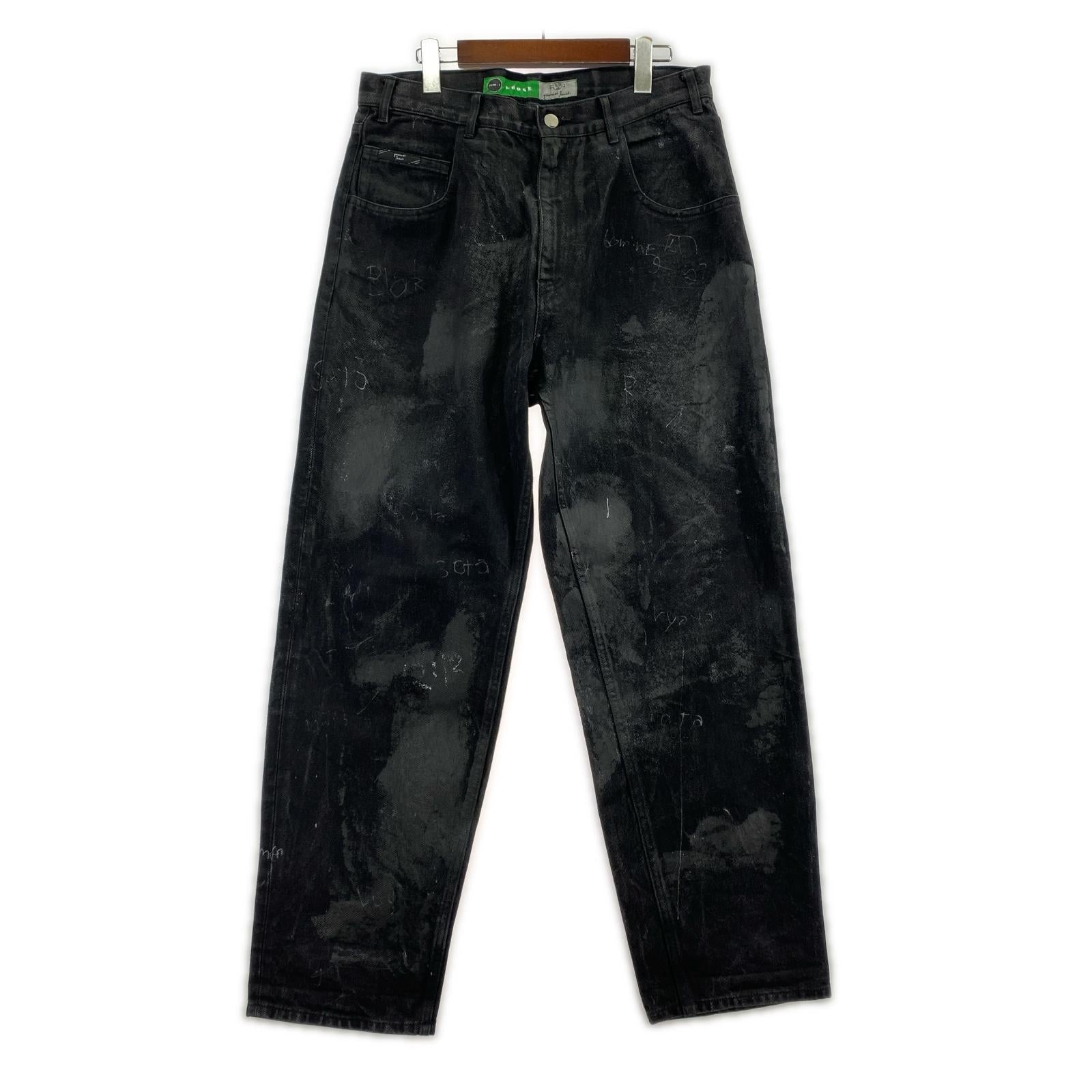 デニムパンツ 1 / 8 gourmet jeans for SUPPLY / LOOSE ブラック