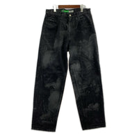 デニムパンツ 1 / 8 gourmet jeans for SUPPLY / LOOSE ブラック